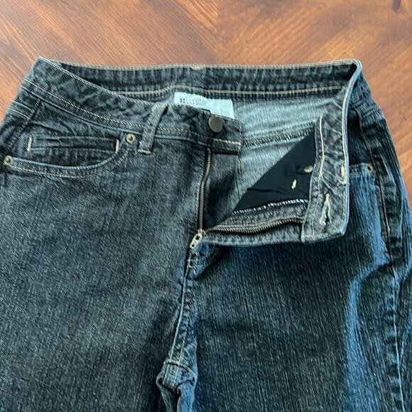 Units Black Wash Denim Boot Cut Jeans Woman size 8 Westerncore - Picture 4 of 10